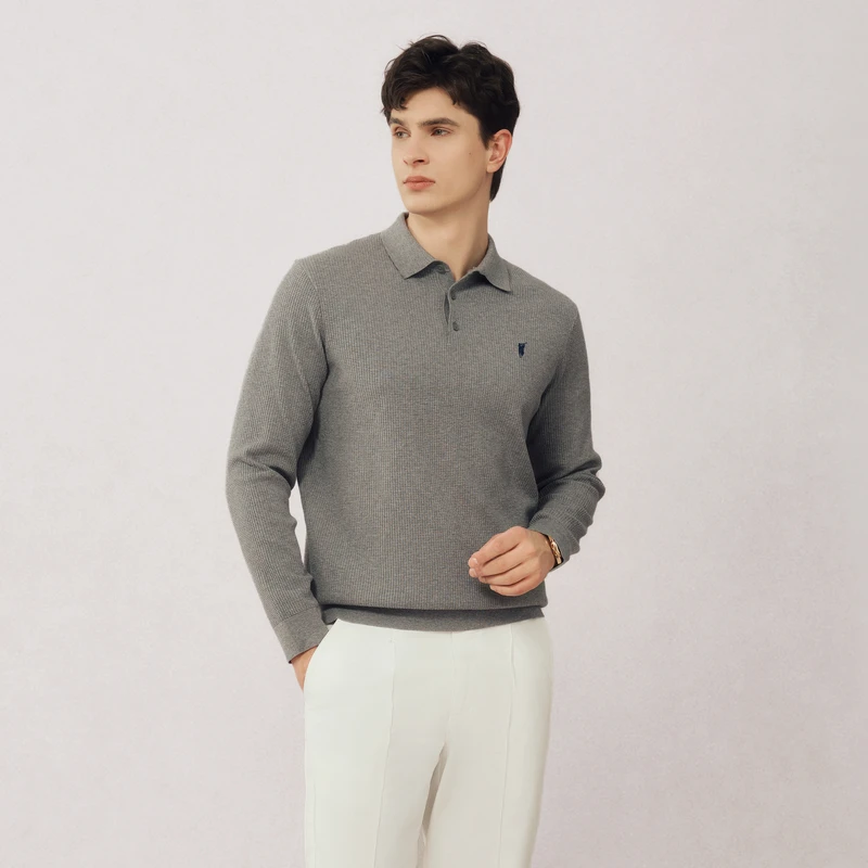 POLOWALK2025春季新品男式针织衫