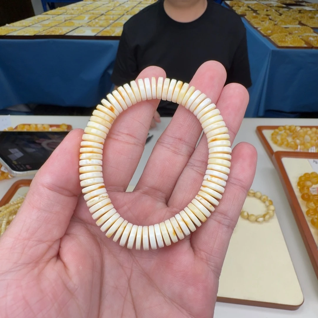 琥珀未镶嵌手链蜜蜡手串