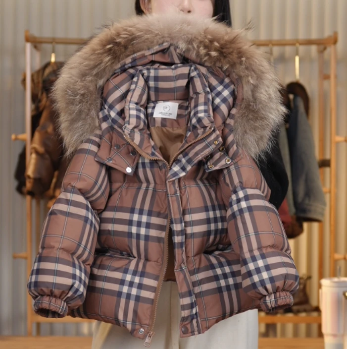 【现货】设计师原版儿童男女童冬款加厚大毛领连帽极寒系列羽绒服