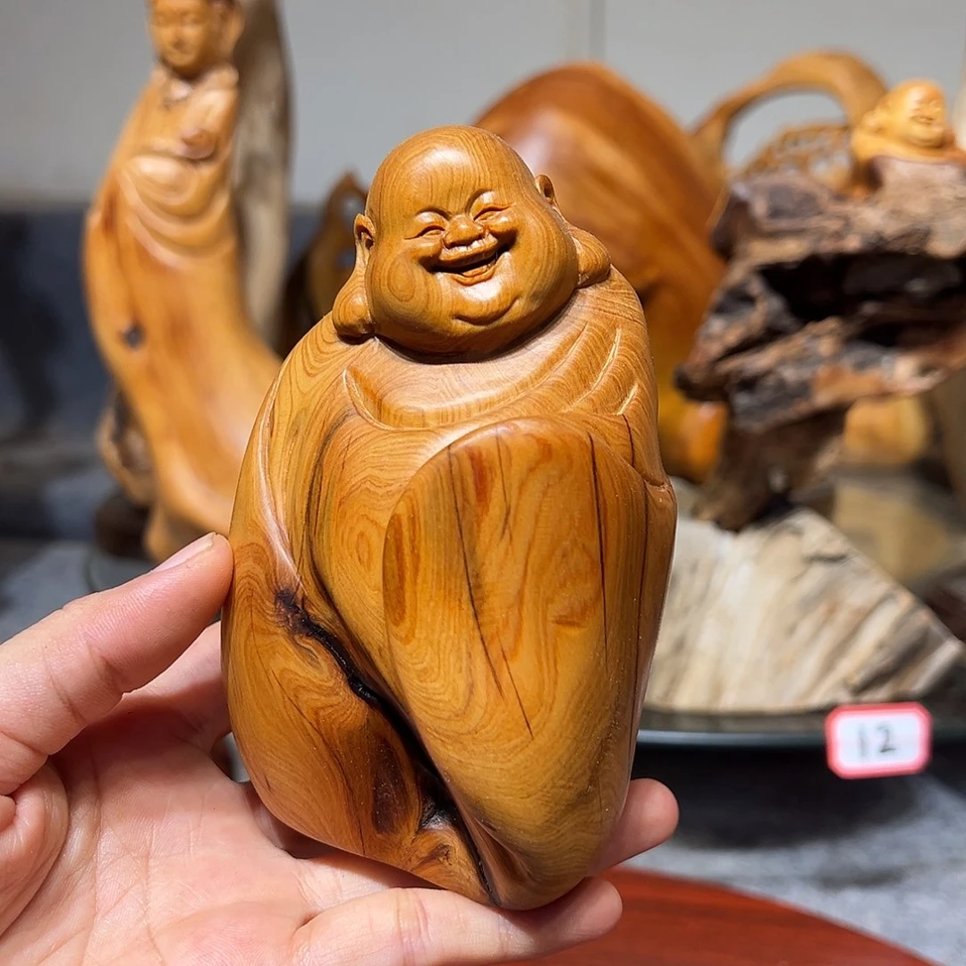 柏木崖柏木手把件摆件