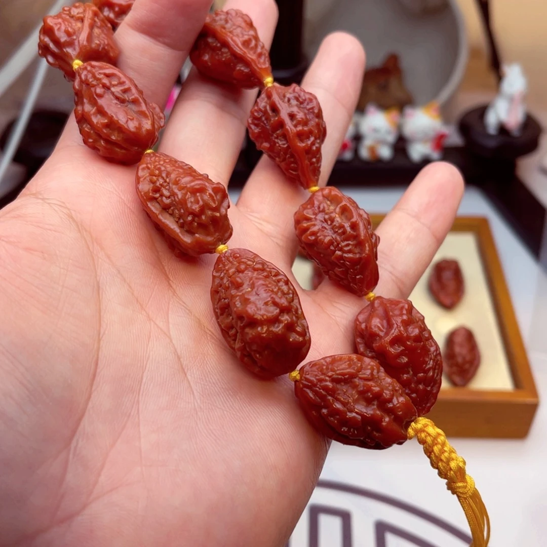 文玩核桃手串麒麟角