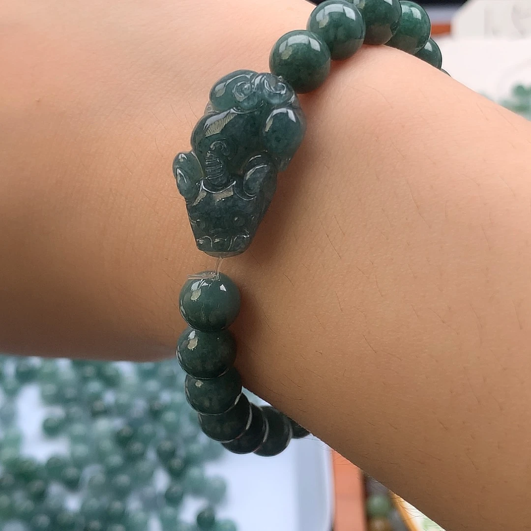 未镶嵌手串翡翠天然翡翠A货