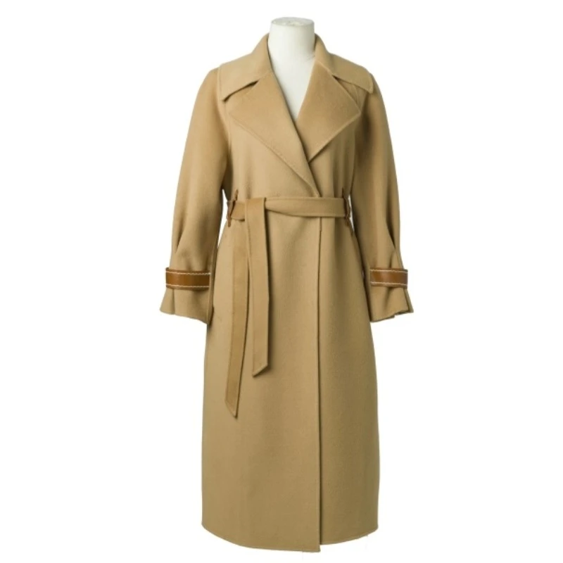 【小熊专属】卡蔓高端大牌纯色长款大衣CW2BOC1168