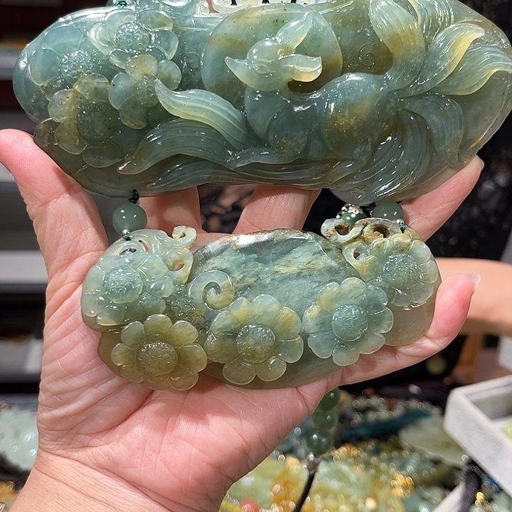 未镶嵌岫玉毛衣链