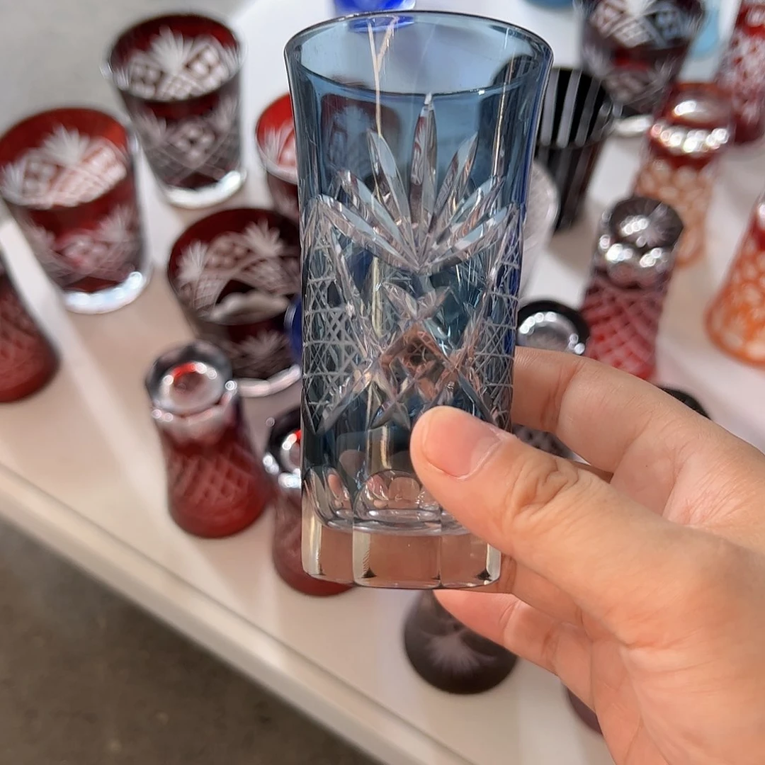 手柄款水晶玻璃如图一个