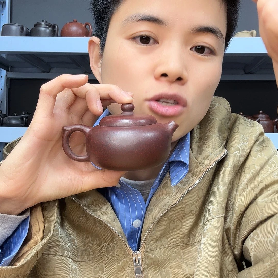 紫砂茶壶民间手艺人全手工制作