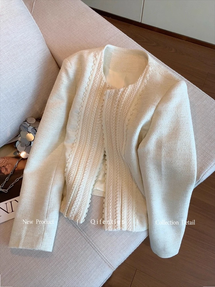 小香风名媛千金外套女装2025秋季新款高级法式高级感气质短款上衣