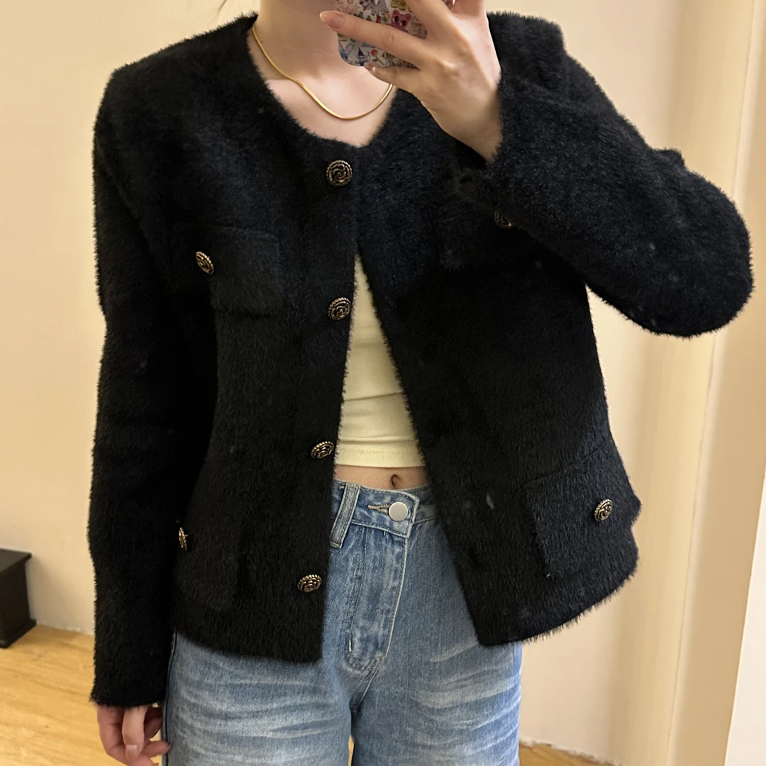 【771】秋冬时尚气质小香风女外套