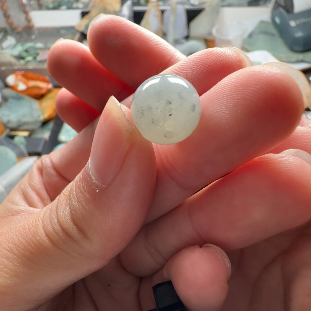 定制翡翠未镶嵌13.78mm