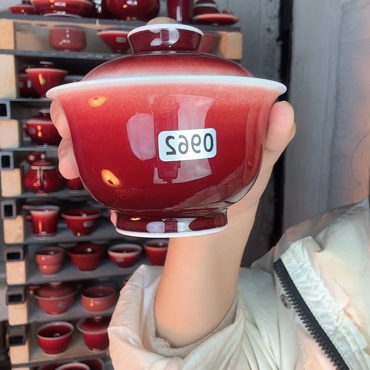 瓷片景德镇郎红陶瓷