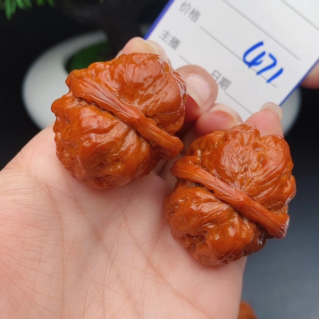 把件文玩核桃35蛤蟆头471