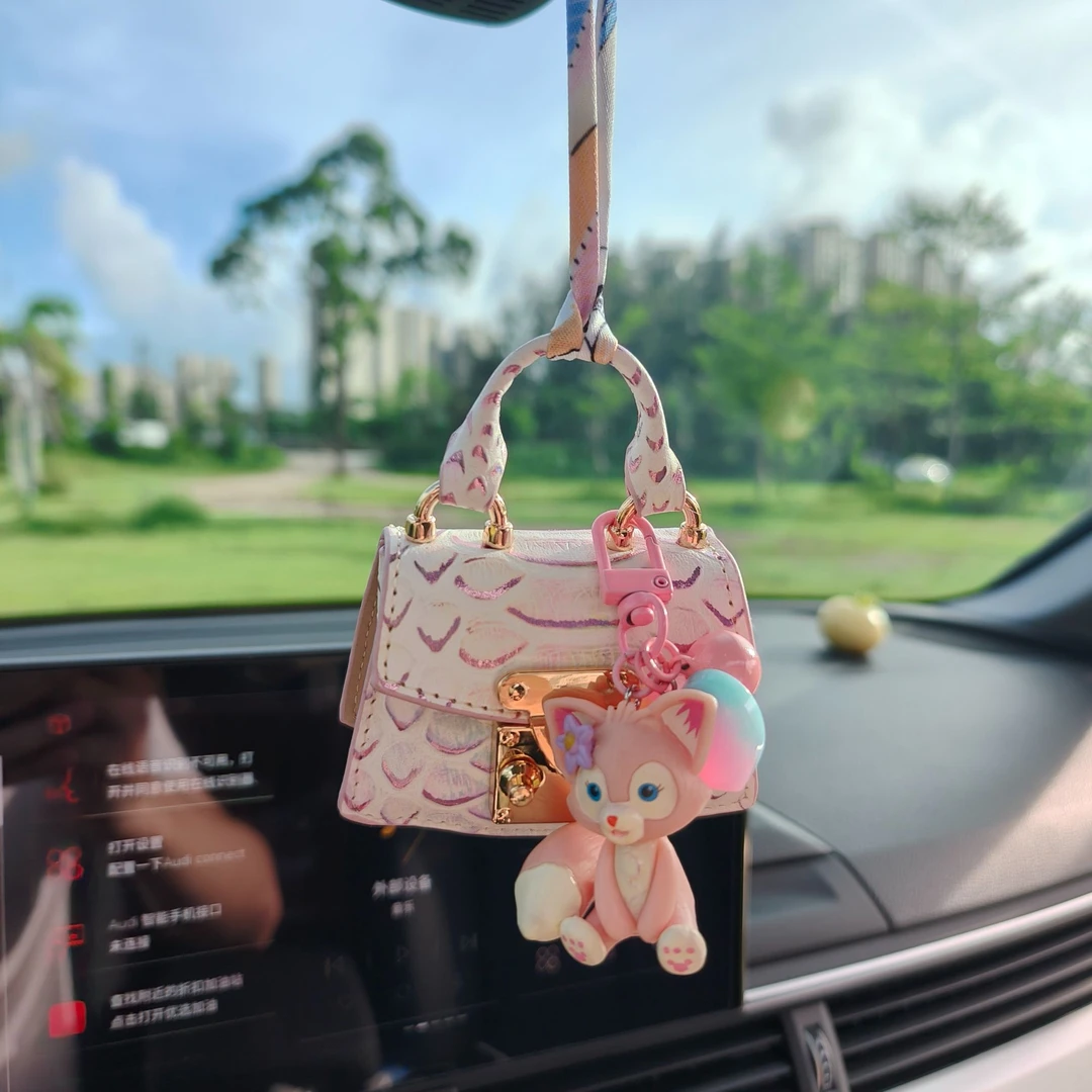 真皮稀有皮迷你铂金包房子包挂件创意小房子窗户小包可爱包包挂饰