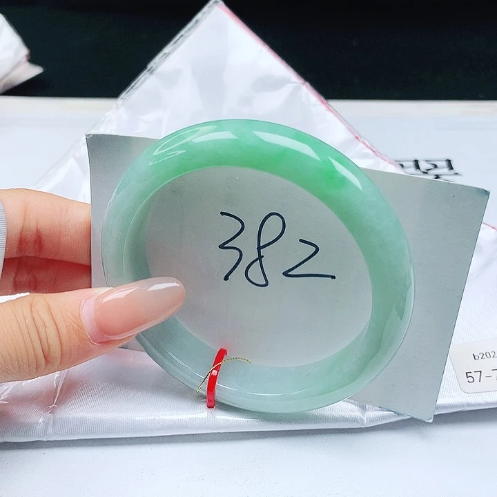 翡翠手镯未镶嵌57正圈
