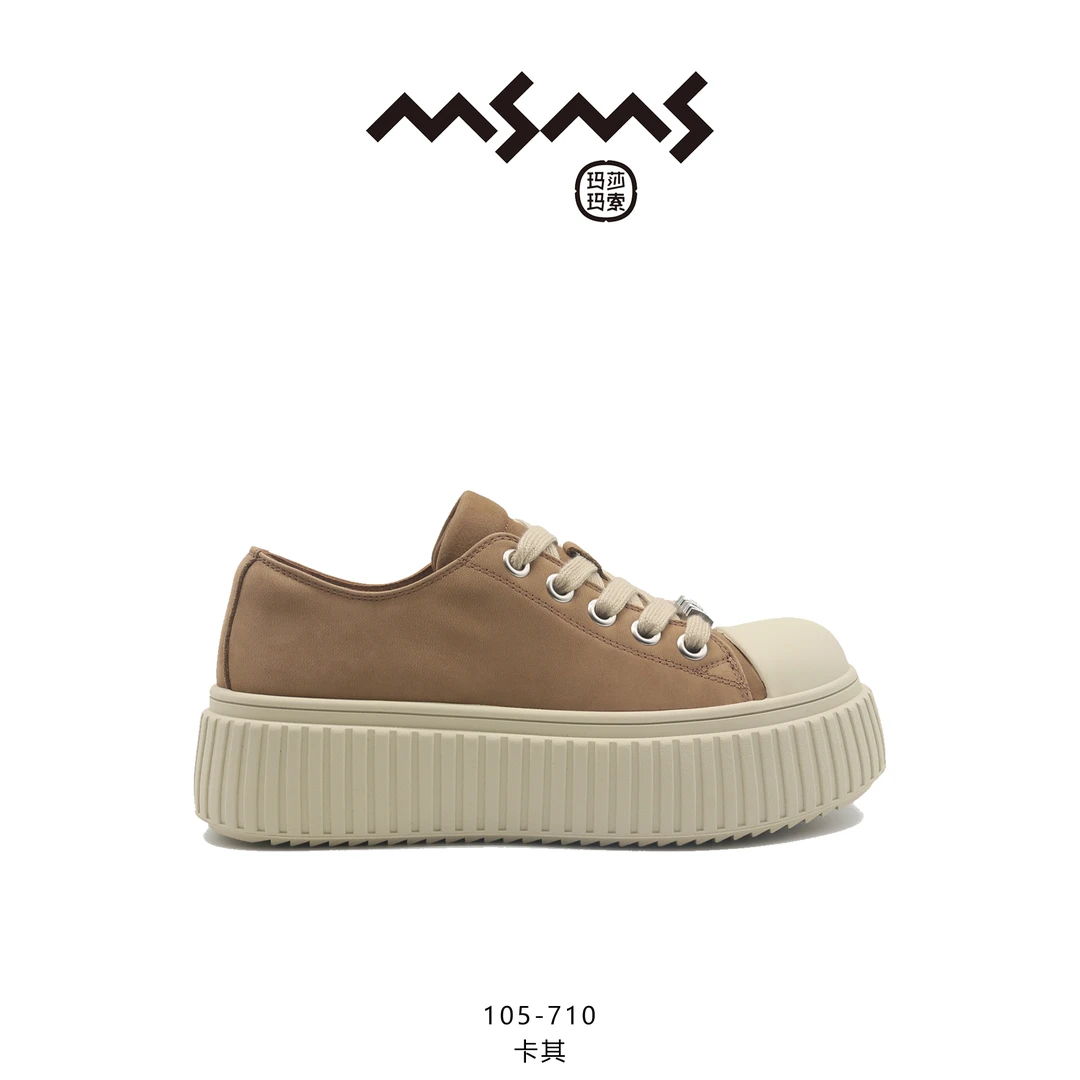 【玛莎玛索】105-710春季新款休闲时尚百搭厚底低帮女款鞋