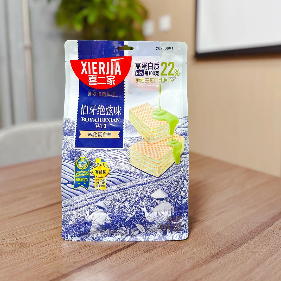 FL  酥脆可口 伯牙绝弦味 威化蛋白棒300克