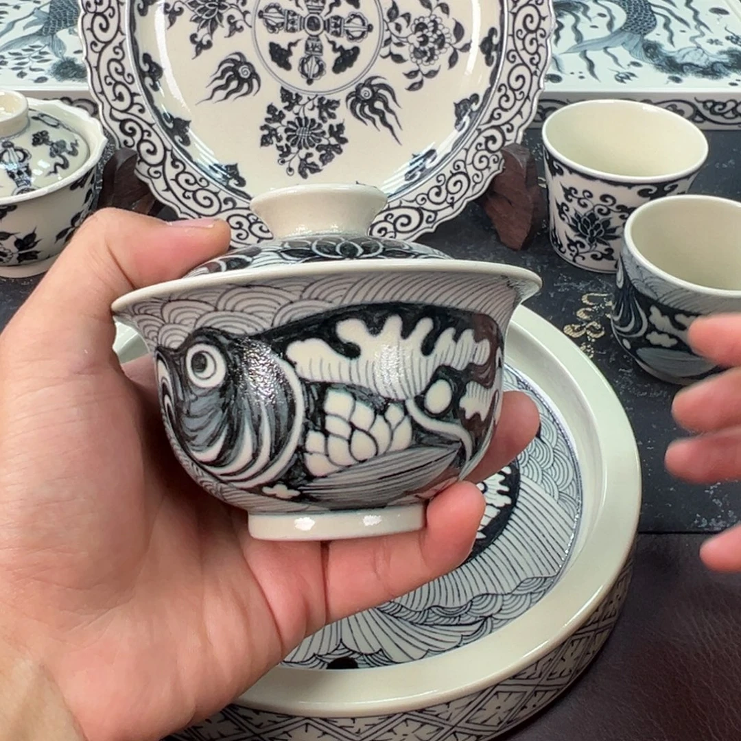 陶景德镇手工手绘陶瓷