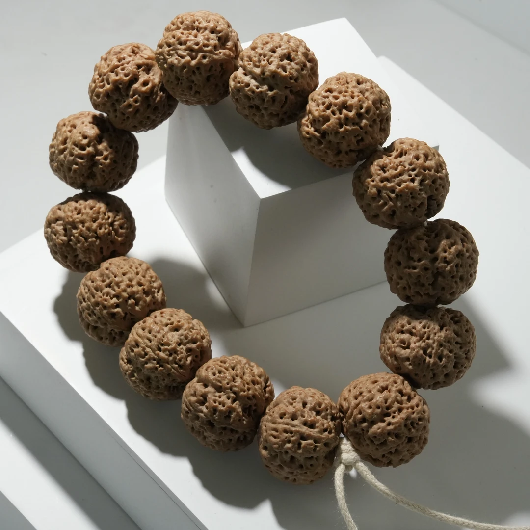 『五星老树铁锤』尼泊尔大金刚菩提手串高密度