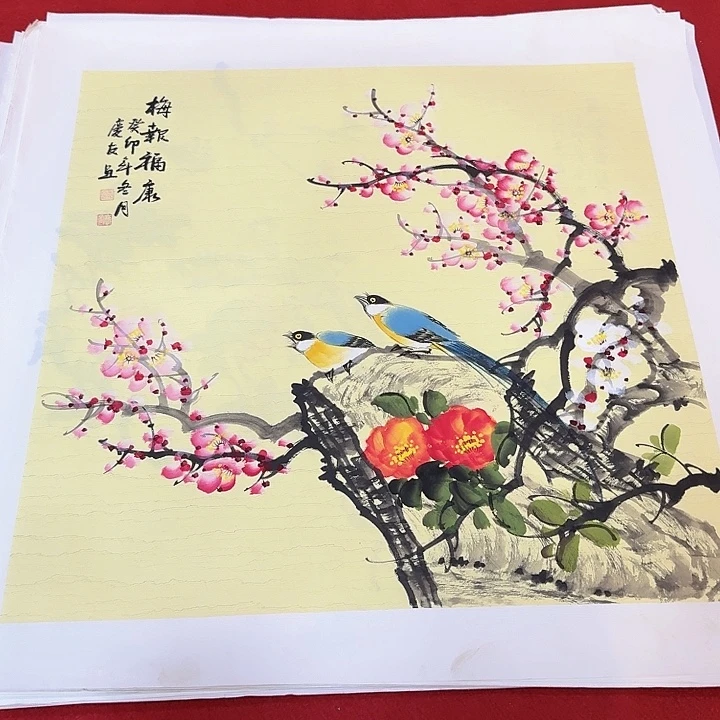 国画小姐姐卖好国画