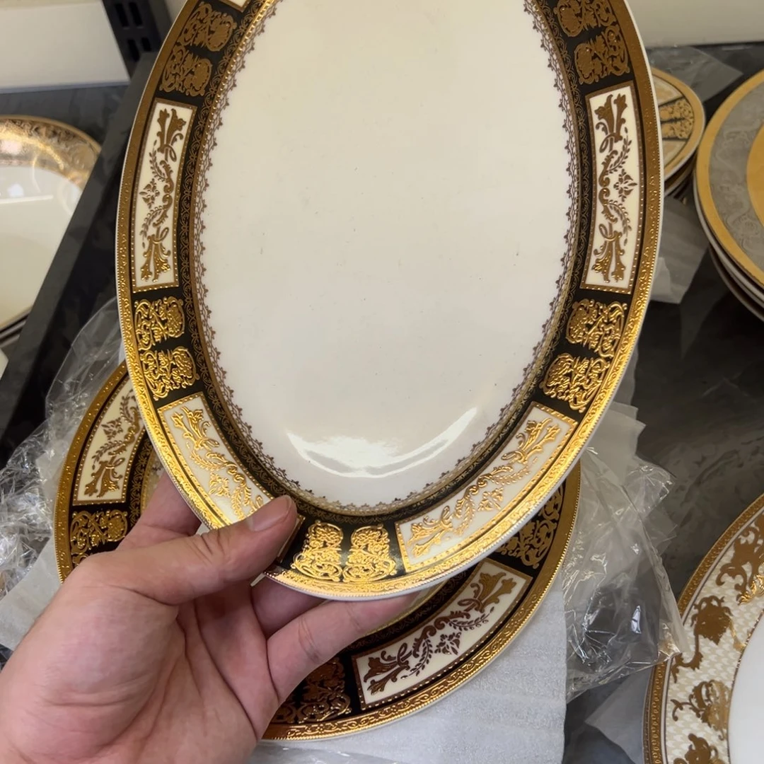 泓***铺瓷片12寸鱼盘两个一单