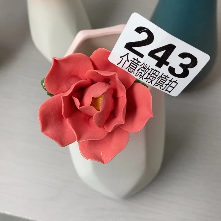 陶瓷手工制作陶瓷花