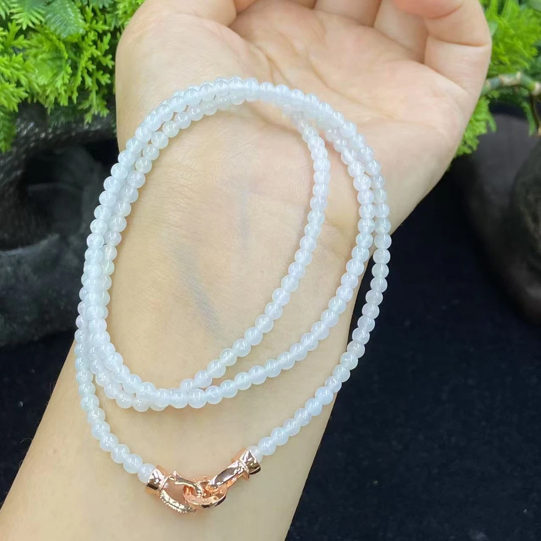 新春大集翡翠手串未镶嵌--珠串6137 1