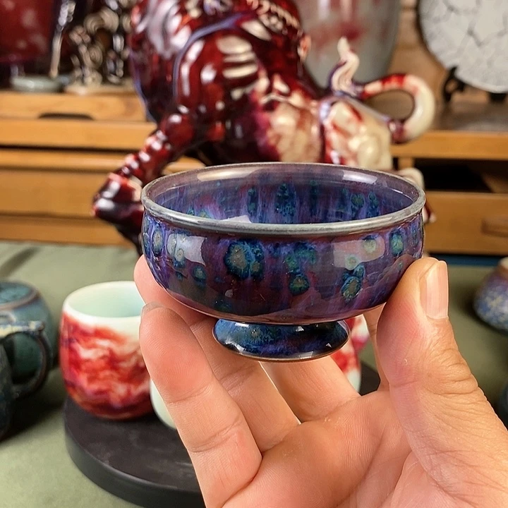 高足杯凤尾釉温帅彬老师