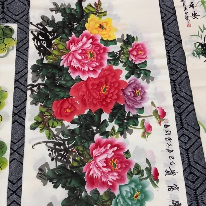 枕书斋画廊的直播间