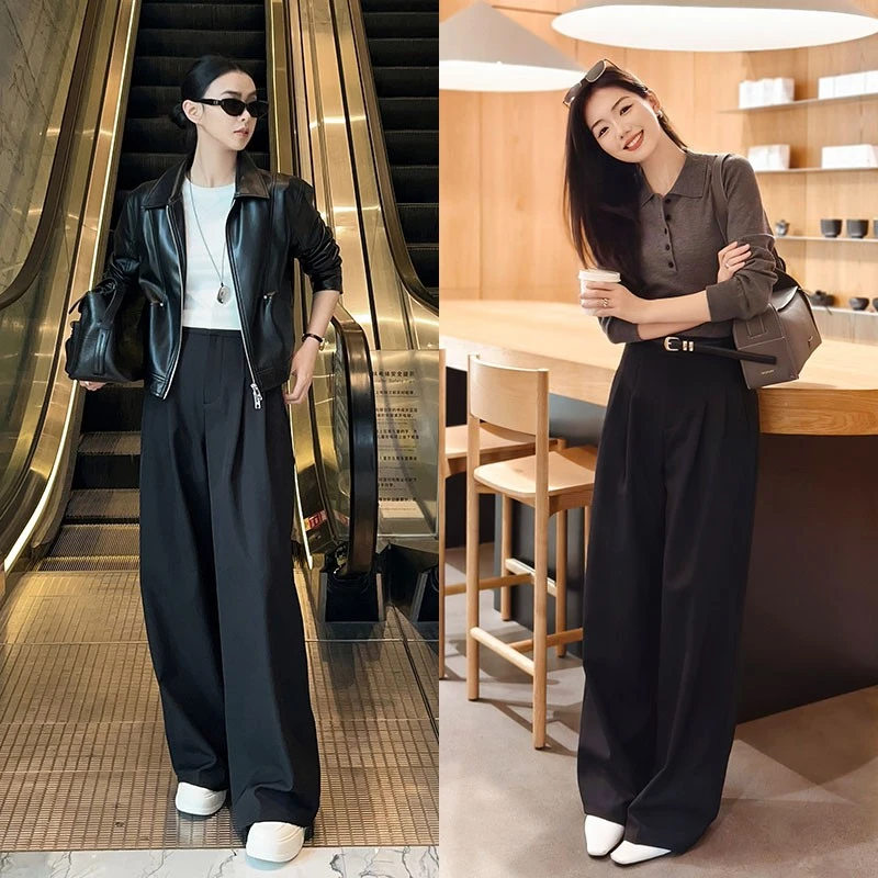 美洋MEIYANG【70系列】杂志社休闲裤 中空纱索罗娜_直筒西裤