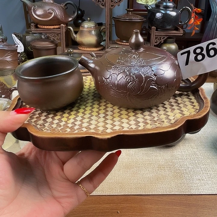 柴烧壶泡茶香柴燒壺泡茶