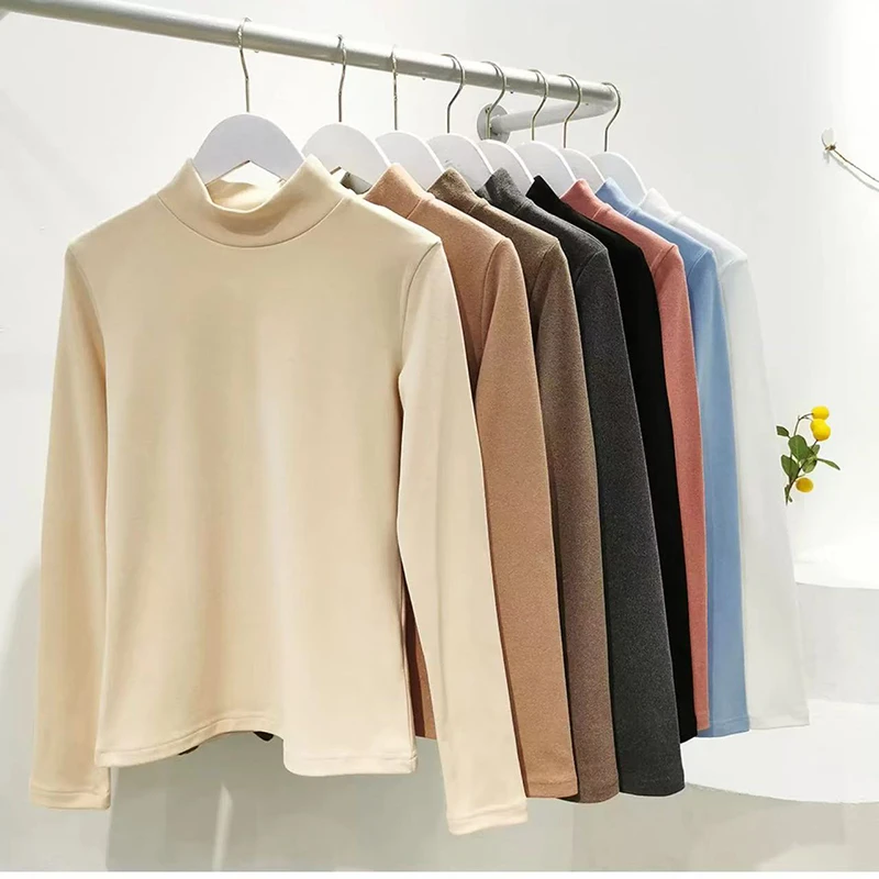 2114剪标保暖内衣套头加绒秋冬百搭