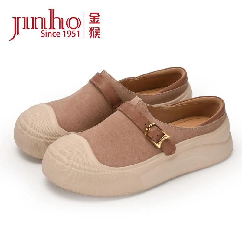 Jinho/金猴包头拖休闲学院休闲风通用日系复古时尚鞋U7925004D/E