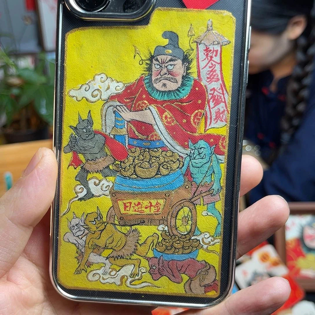 C****n纯手绘钟馗文创画