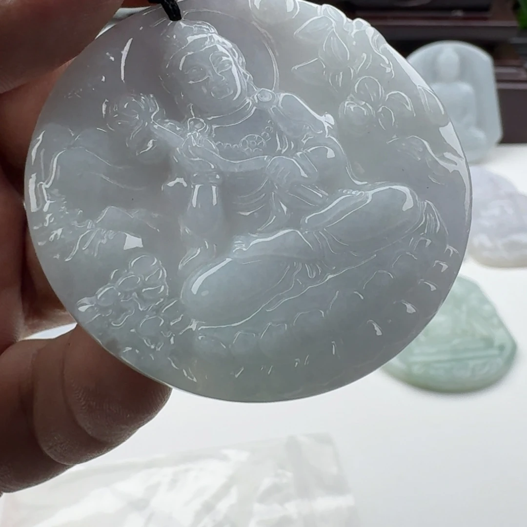 颈饰未镶嵌翡翠天然缅甸A货翡翠