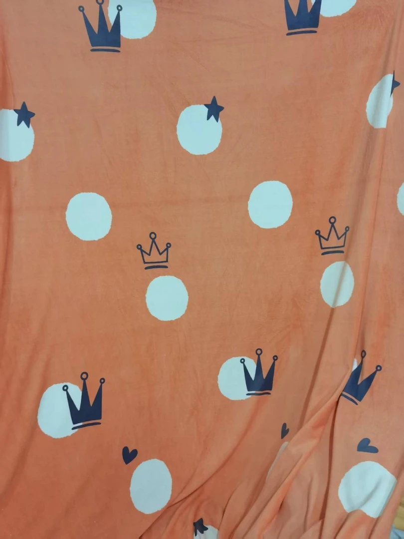 高端加密保暖绒布料~ 橘皇冠