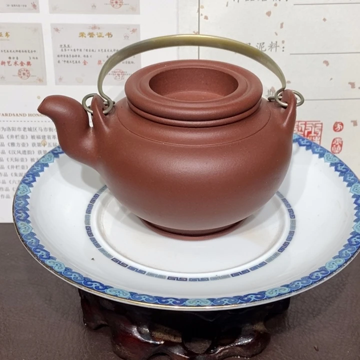 紫砂茶壶230容量宜兴紫砂