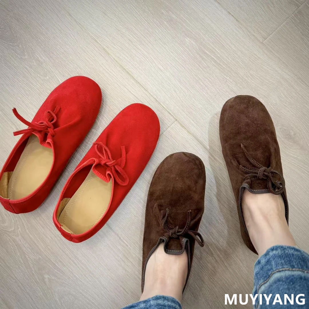 【蝴蝶鞋】小众复古蝴蝶结装饰高定低平跟单鞋 跟高2cm 25-021#