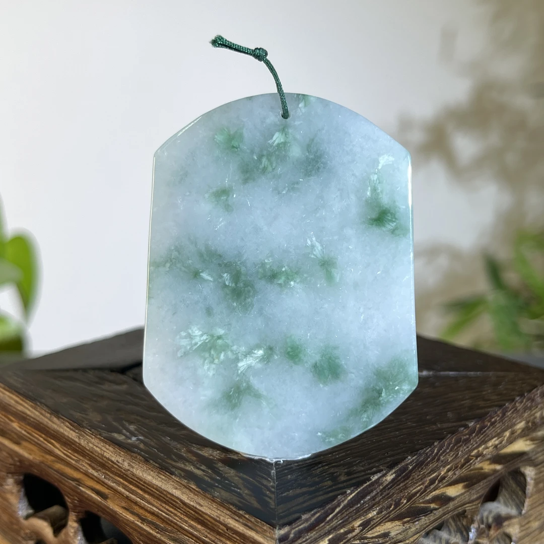 JXA20-016 天然缅甸A货翡翠 无事牌