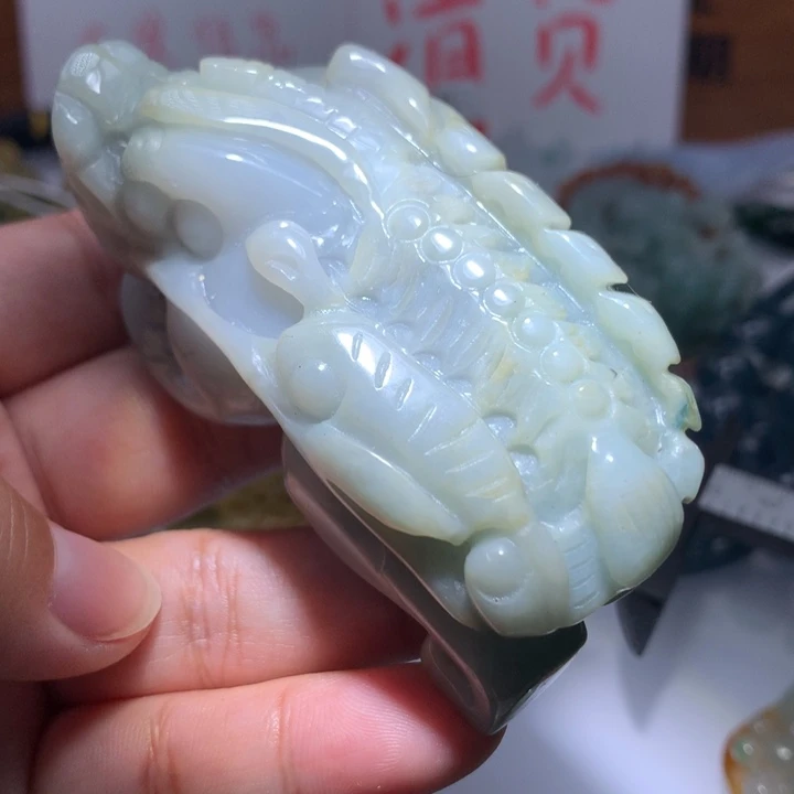 翡翠颈饰未镶嵌保真天然A货翡翠