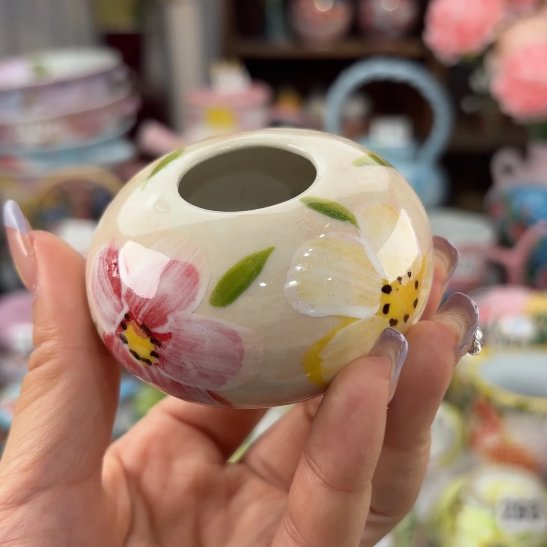 瓷片景德镇手绘高温釉下彩陶瓷茶具