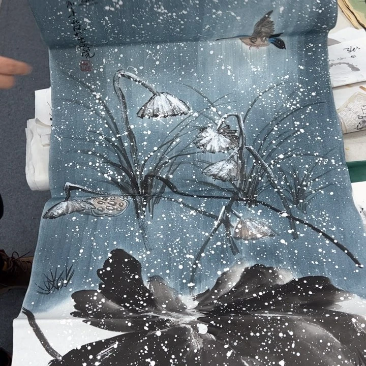 国画纯手绘作品欣赏图