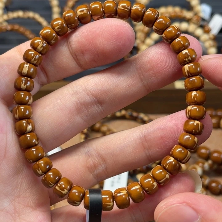 紫金鼠手串纯肉紫金鼠手串7.2×5.2火焰小车轮