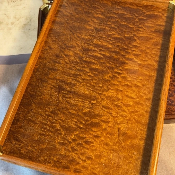 木用****7缅甸花梨独板托盘