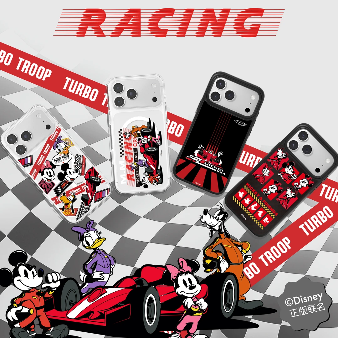 CaseEvo-迪士尼米奇F1正版联名手机壳适用iPhone17/16/15ProMax