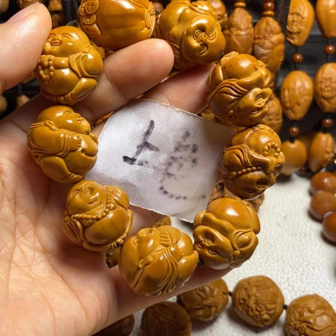 【闪购商品】手串/手链橄榄核足***事八大弥勒微花