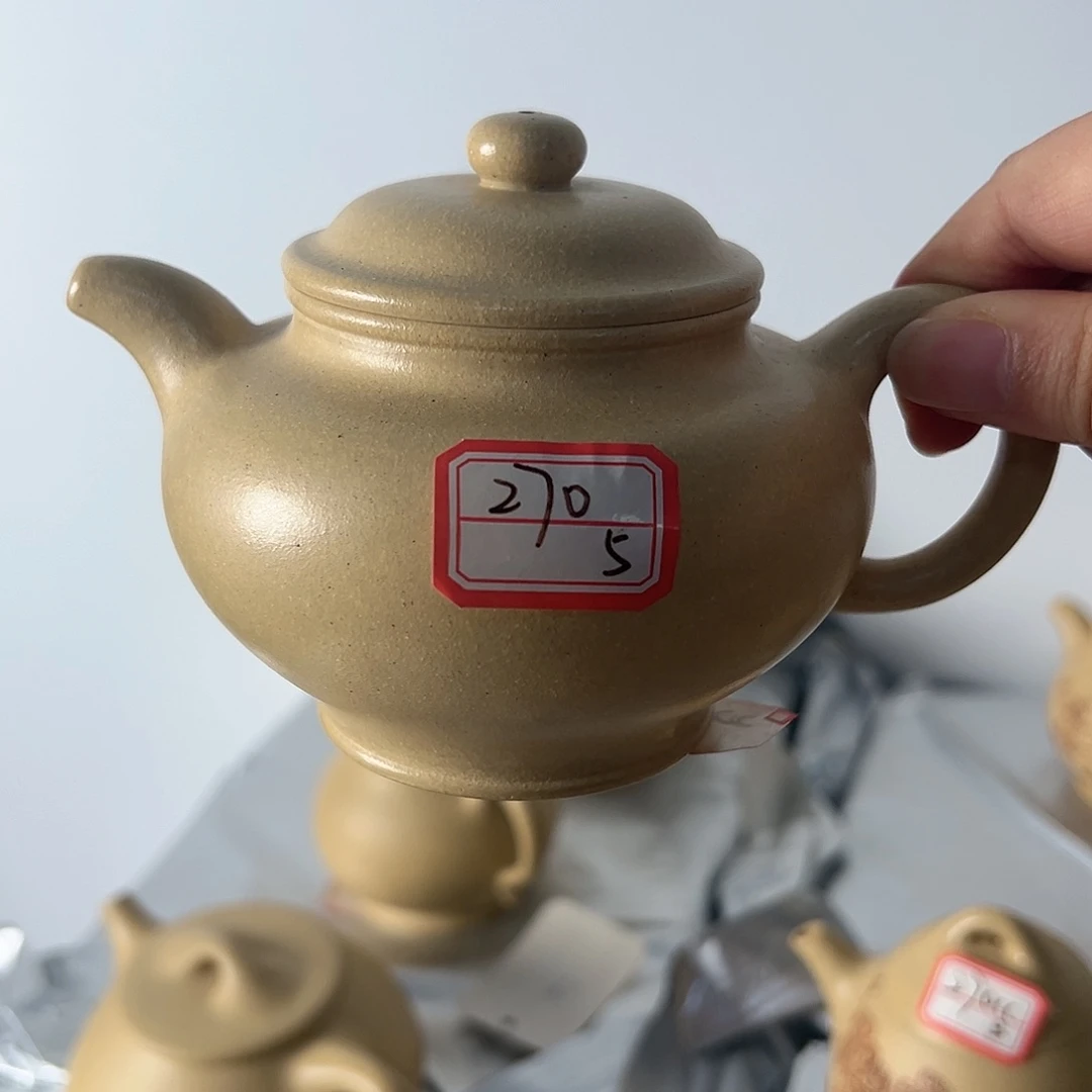 紫砂茶壶黄龙山原矿本绿270