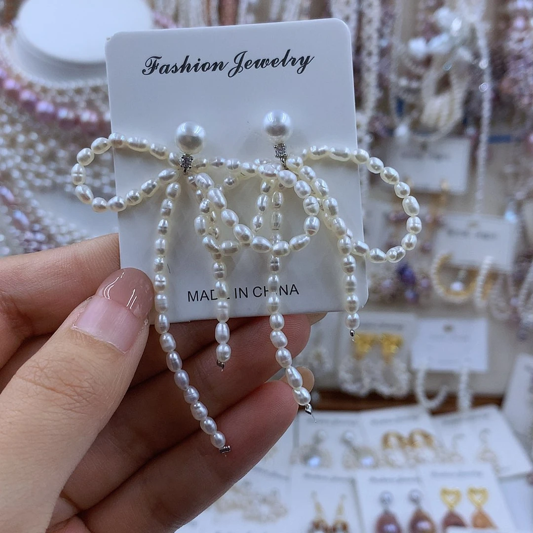 项链银S925镶嵌淡水珍珠