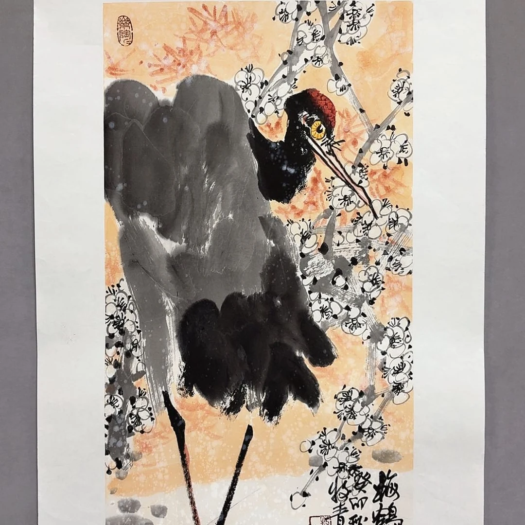 国画亲笔手绘放心去藏