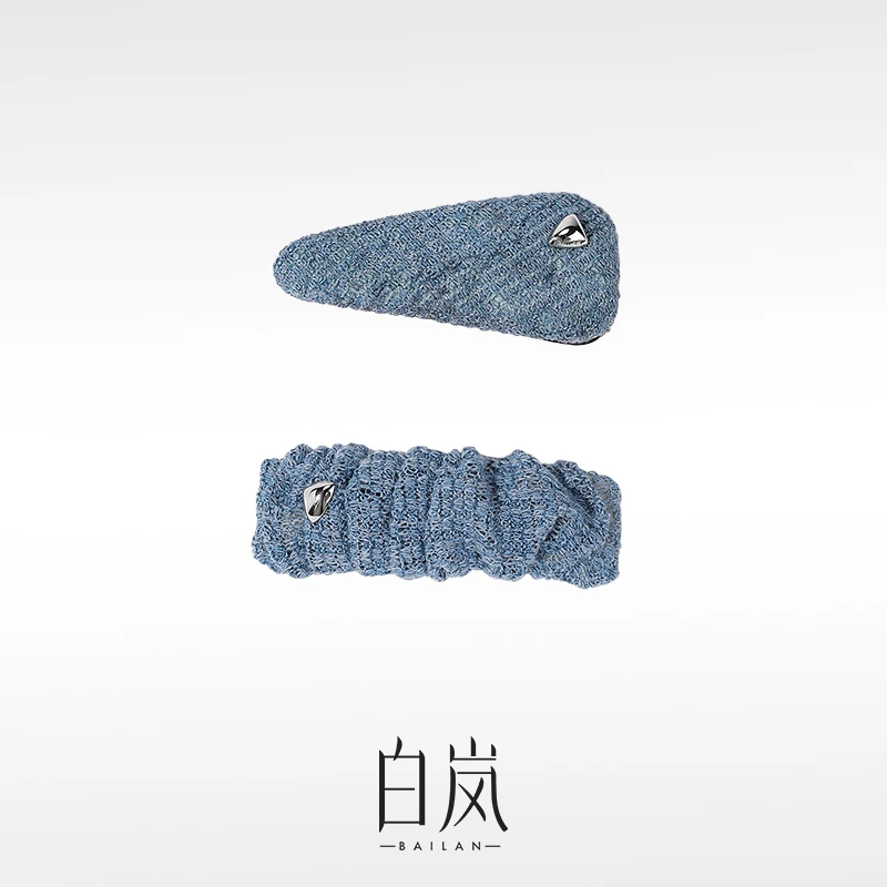 布艺发夹组合-藏青色【非卖品,勿拍】ZP0107