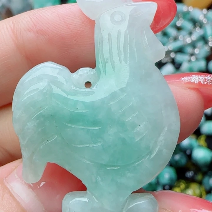 翡翠未镶嵌颈饰天然A货52
