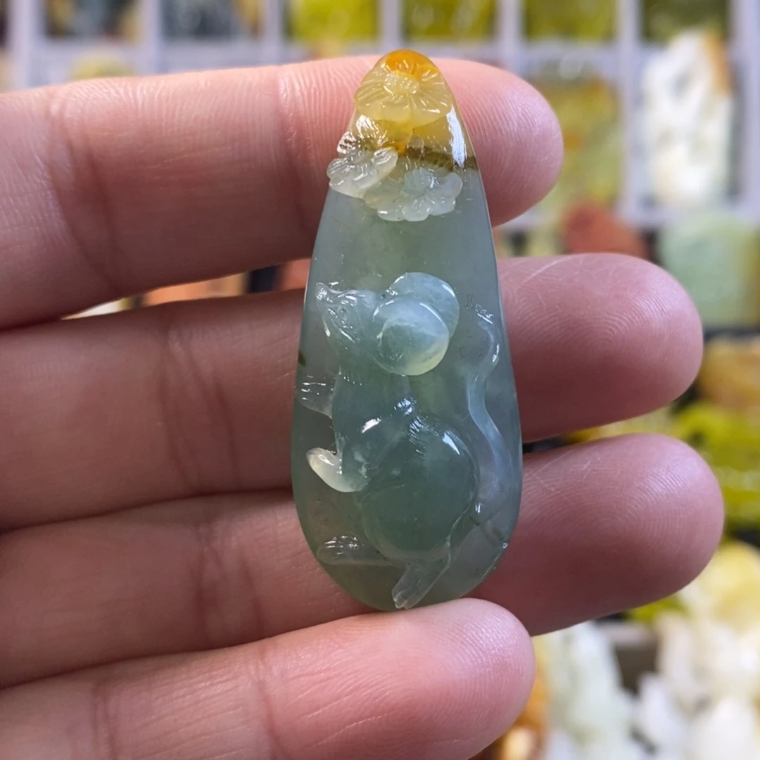 合金蛇纹石玉颈饰